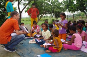 William Teaching in India