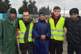 Charity United Refugee Aid in Idomeni, Greece