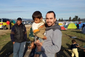 Charity United Refugee Aid in Idomeni, Greece