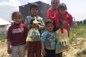 Charity United Refugee Aid in Idomeni, Greece