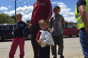 Charity United Refugee Aid in Idomeni, Greece