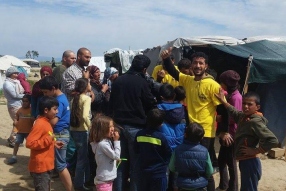 Charity United Refugee Aid in Idomeni,  Greece