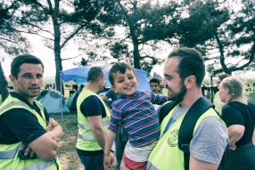 Charity United Refugee Aid in Idomeni, Greece