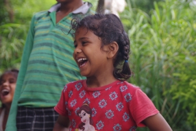 Classes being held at one of the slums in India where Charity United’s educational programs are in operation.