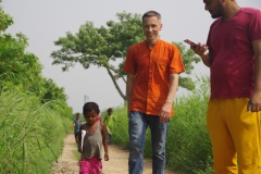 At one of the slums in India where Charity United's educational programs are in place.