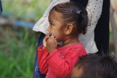 At one of the slums in India where Charity United's educational programs are in place.