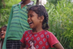 Classes being held at one of the slums in India where Charity United’s educational programs are in operation.