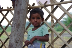 At one of the slums in India where Charity United's educational programs are in place.