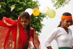 The community celebrates the new educational program that has been introduced to their village, at one of the slums in India where Charity United's educational programs are now in place.