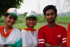 The community celebrates the new educational program that has been introduced to their village, at one of the slums in India where Charity United's educational programs are now in place.