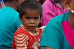 At one of the slums in India where Charity United's educational programs are in place.