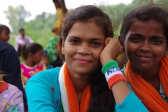 At one of the slums in India where Charity United's educational programs are in place.