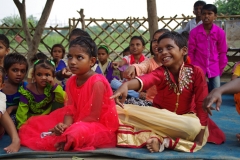 At one of the slums in India where Charity United's educational programs are in place.