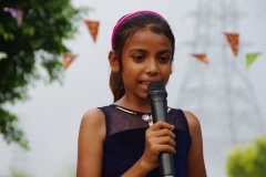 The community celebrates the new educational program that has been introduced to their village, at one of the slums in India where Charity United's educational programs are now in place.