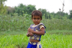 The community celebrates the new educational program that has been introduced to their village, at one of the slums in India where Charity United's educational programs are now in place.