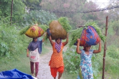 At one of the slums in India where Charity United's educational programs are in place.