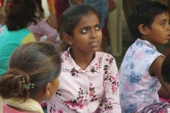 At one of the slums in India where Charity United's educational programs are in place.