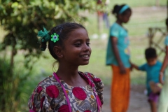 At one of the slums in India where Charity United's educational programs are in place.