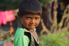 At one of the slums in India where Charity United's educational programs are in place.