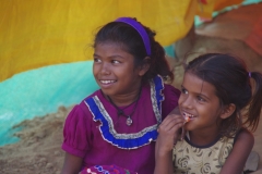 At one of the slums in India where Charity United's educational programs are in place.