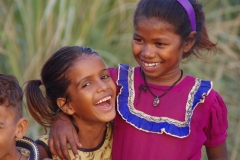 At one of the slums in India where Charity United's educational programs are in place.