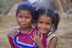 At one of the slums in India where Charity United's educational programs are in place.