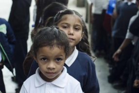 In South America, Charity United has provided food, clothing, shelter, security, and free classes to children affected by the economic crisis in that country. We have also funded and supported teacher training to provide higher-quality education for these children.