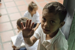 In South America, Charity United has provided food, clothing, shelter, security, and free classes to children affected by the economic crisis in that country. We have also funded and supported teacher training to provide higher-quality education for these children.