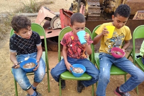 In South America, Charity United has provided food, clothing, shelter, security, and free classes to children affected by the economic crisis in that country. We have also funded and supported teacher training to provide higher-quality education for these children.