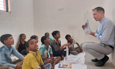 Educating Street Children at the Police Station