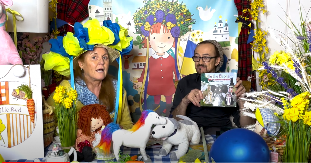 The Duchess of York Reading Ollie The Elephant