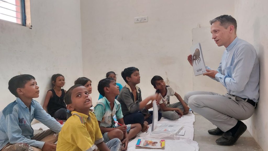 Educating Street Children at the Police Station